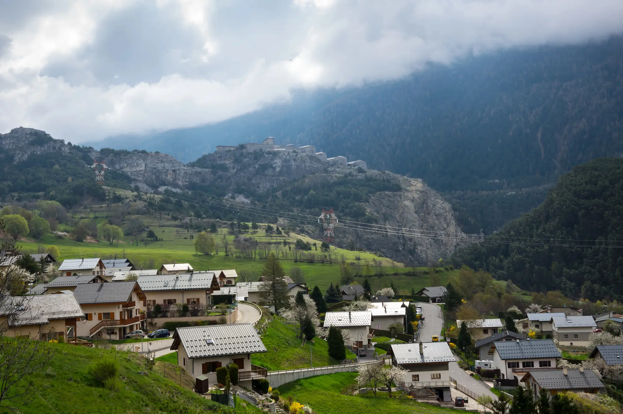 Le village d'Avrieux, en Haute-Maurienne