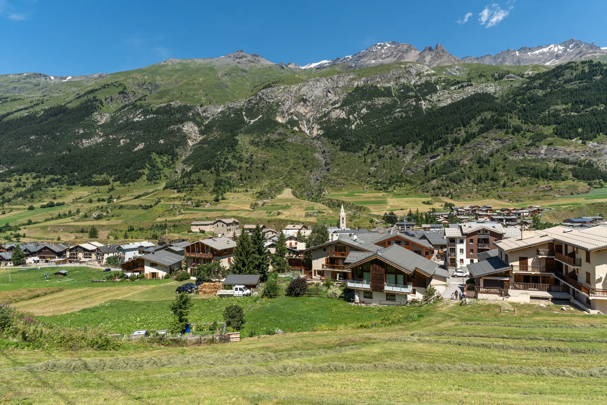 Le village de Lanslebourg-Mont-Cenis