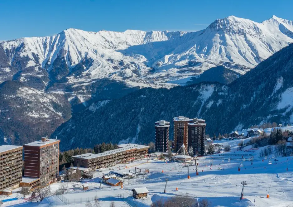 La station du Corbier, voisine de La Toussuire
